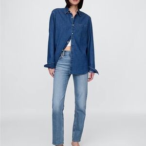 GAP High Rise 90s Straight Jeans
